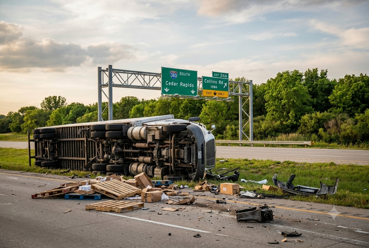 Practice Areas trucking accident on highway